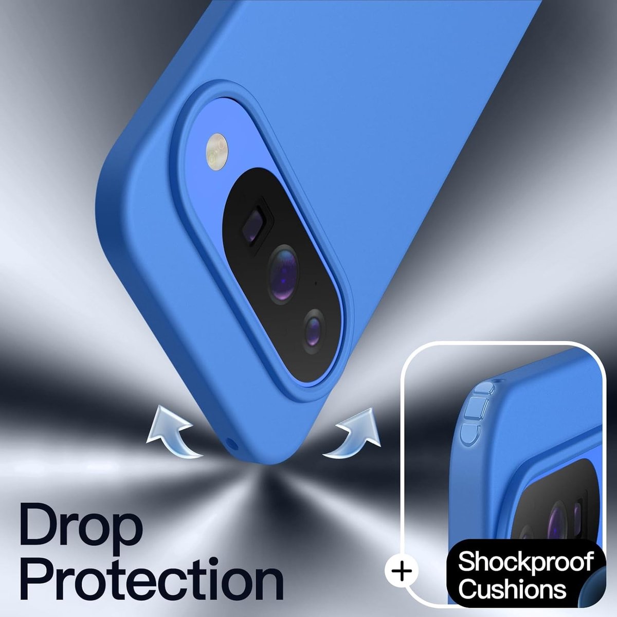 Beschermende Soft TPU Hoes voor Google Pixel 10/10 Pro 2025, Schokbestendig, Matte Afwerking en Duurzaam Ontwerp