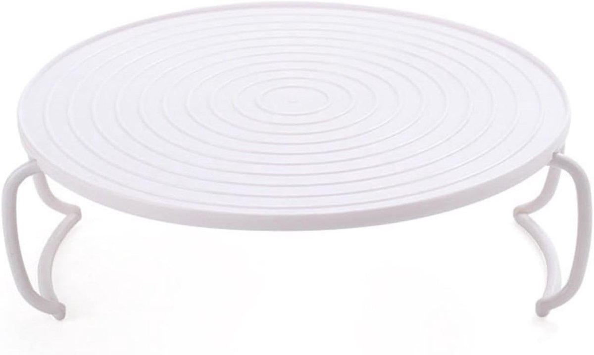 Magnetron Verwarmingsplateau - Stoomrek Magnetron - Eten Opwarmen - Stapelbaar Ontwerp - 23.5 cm - Wit