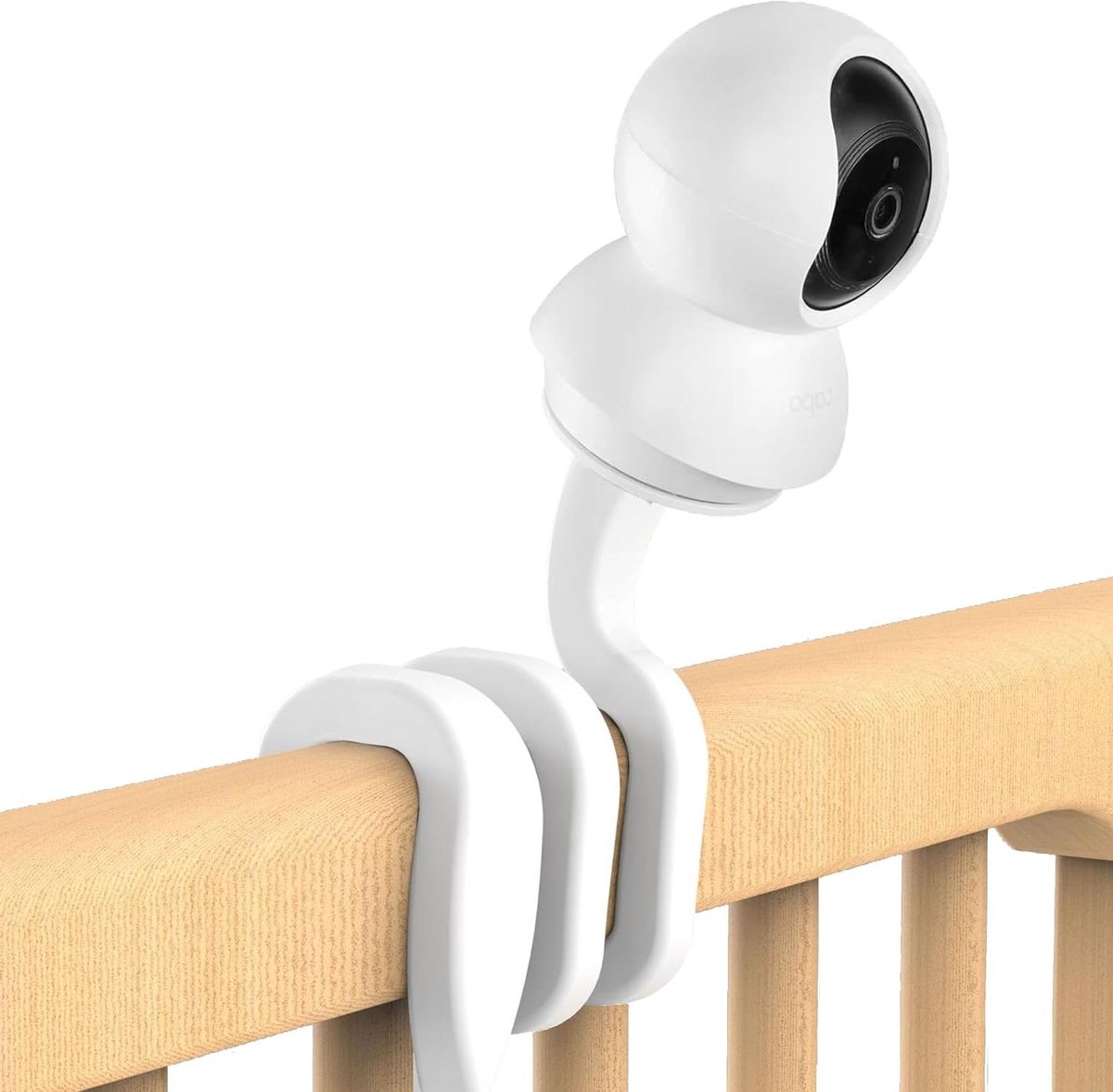 Babyfoon Camera Mount - Halter Camera - Baby in Zicht - Flexibele Bevestiging - 22.2 cm - Wit