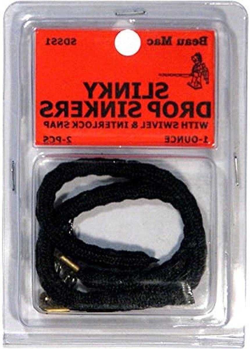 Drop Sinkers - Loodjes Vissen - Driftvissen - Vangt Minder Snel - 4 inch - Zwart