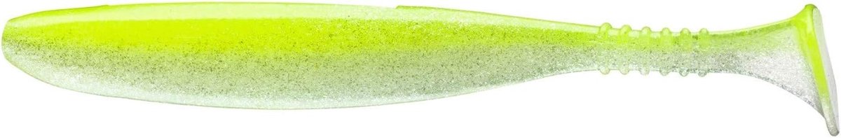 Zacht Kunstaas - Rubber Vis - Vissen Vangen - Klassieke Schepstaart - 125 cm - Limoen Parel