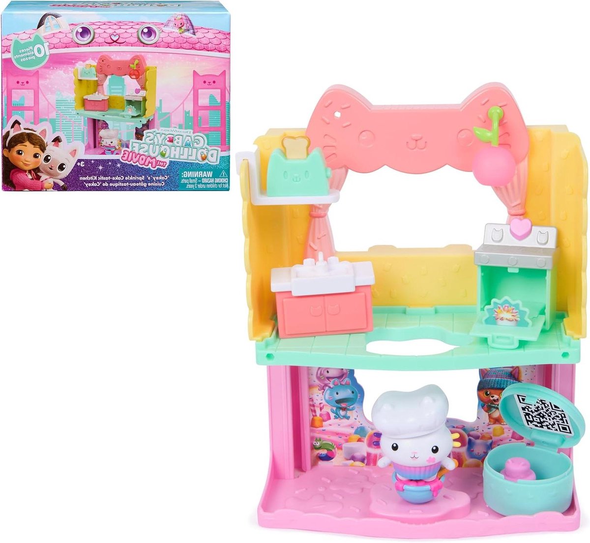 Poppenhuis Speelset - Keuken Speelset - Fantasie Spelen - Gedetailleerd Interieur - Schaal 1:12 - Multicolor