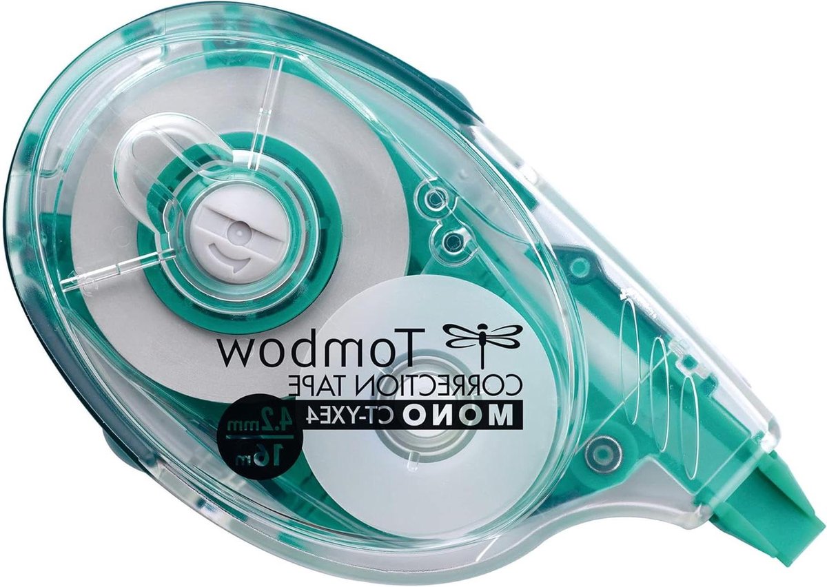 Correctieband - Correctie rol - Fouten Corrigeren - Ergonomisch Ontwerp - 4.2 mm x 16 m - Wit