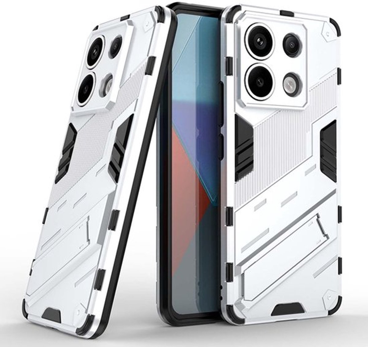 Schokbestendig hoesje Onf3 - Xiaomi Redmi Note 13 Pro 5G - Wit