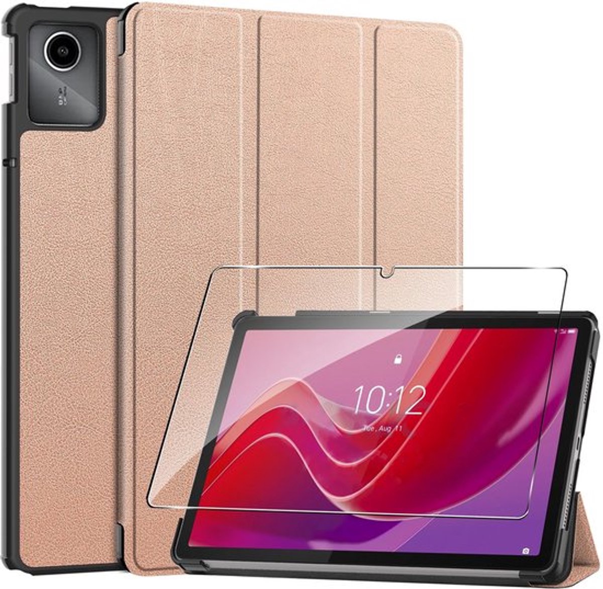 Dailygoods - Beschermhoes - Lenovo Tab M11 2024 - Ultraduin - Goud