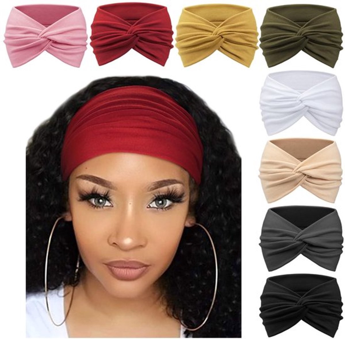Store_8 - Tulband Hoofdbanden - Vintage Hoofd Wraps - Comfortabel en