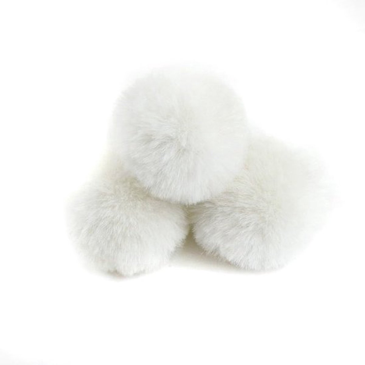 Onf3 - Pompon van kunstbont - Pluche ballen voor handwerk - 6 cm