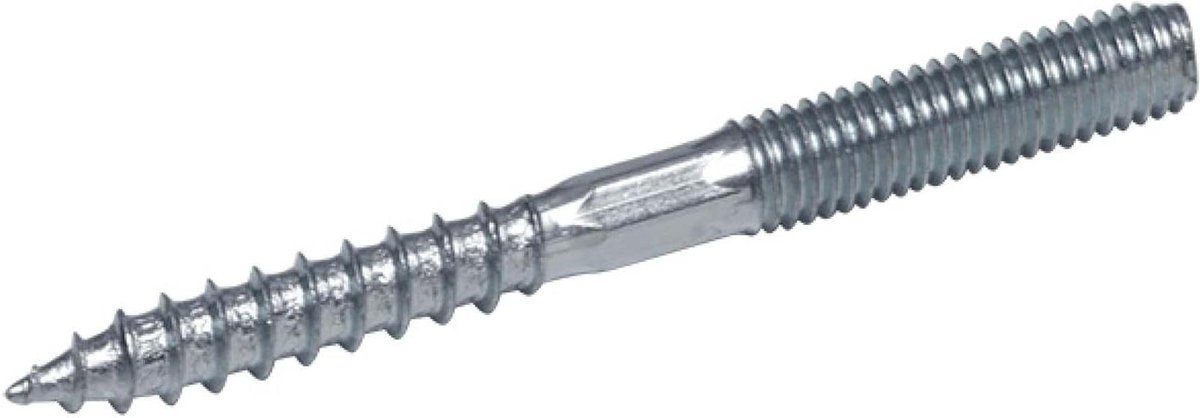 Pijpbeugel Schroeven - Stokschroef Regenpijp - Dakgoot Bevestigen - Verstelbare Afstand - DN 100/125 - Zilver