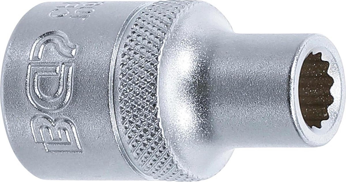 Dopsleutel Twaalfkant - Doppensleutel 12 Kant - Vastzetten Bouten - Chroom-Vanadium Staal - 8 mm - Verchroomd Mat