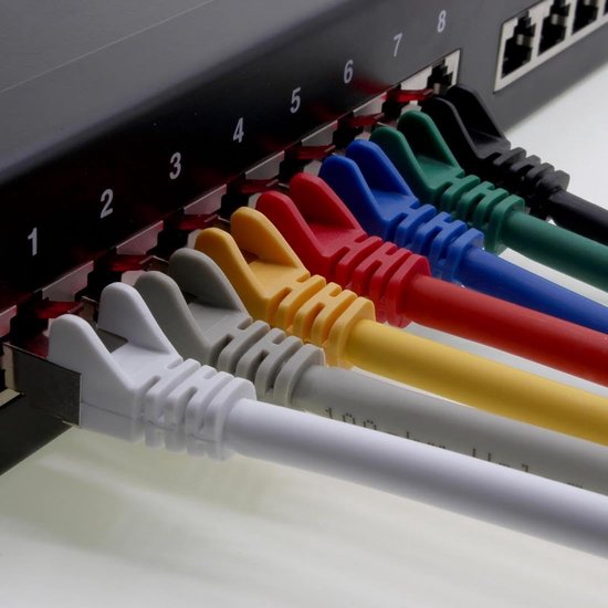 Patchkabel UTP RJ45-RJ45 Cat6 0, 25m zwart — afbeelding 5