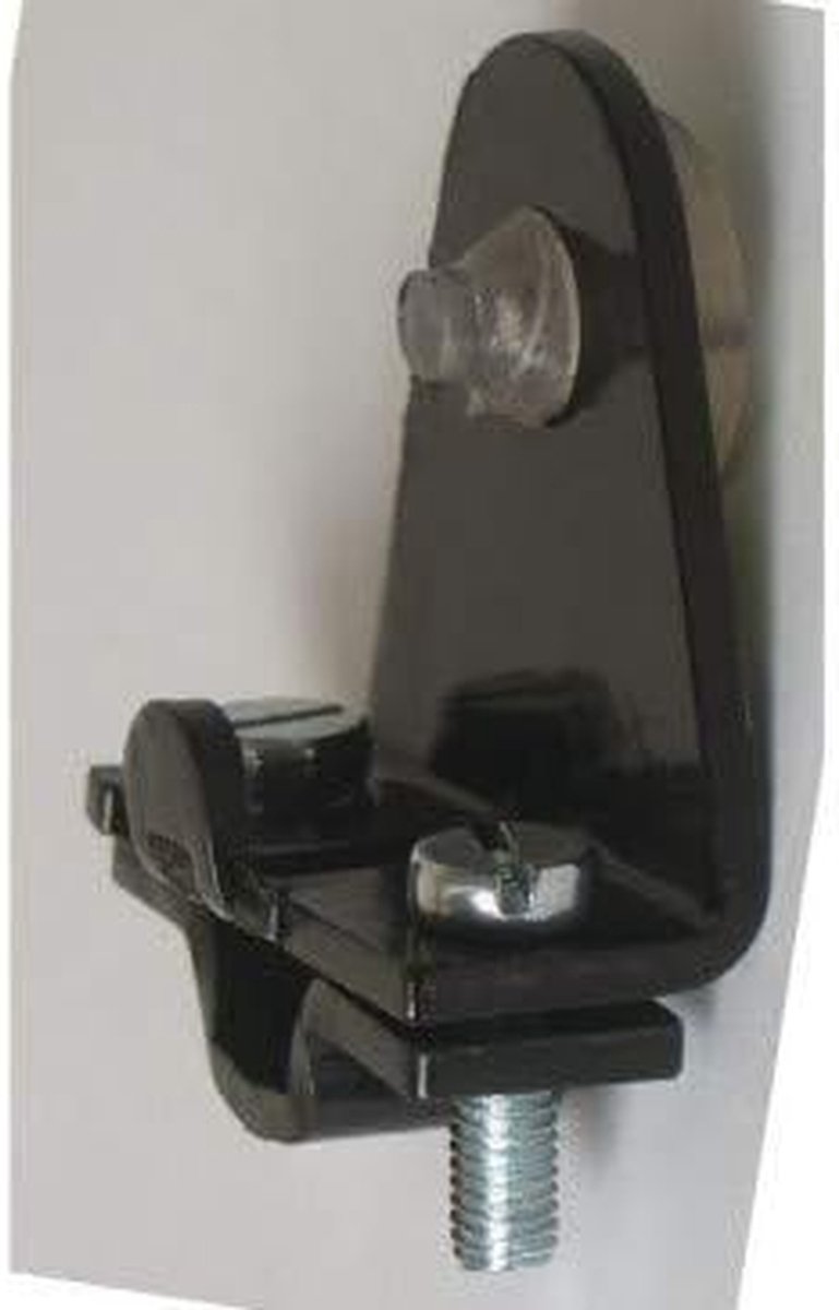 Tourniquet Aanslag - Buffer Pad - Deur Gebruik - Rechthoekig Metaal - 41 x 41 mm - Zwart