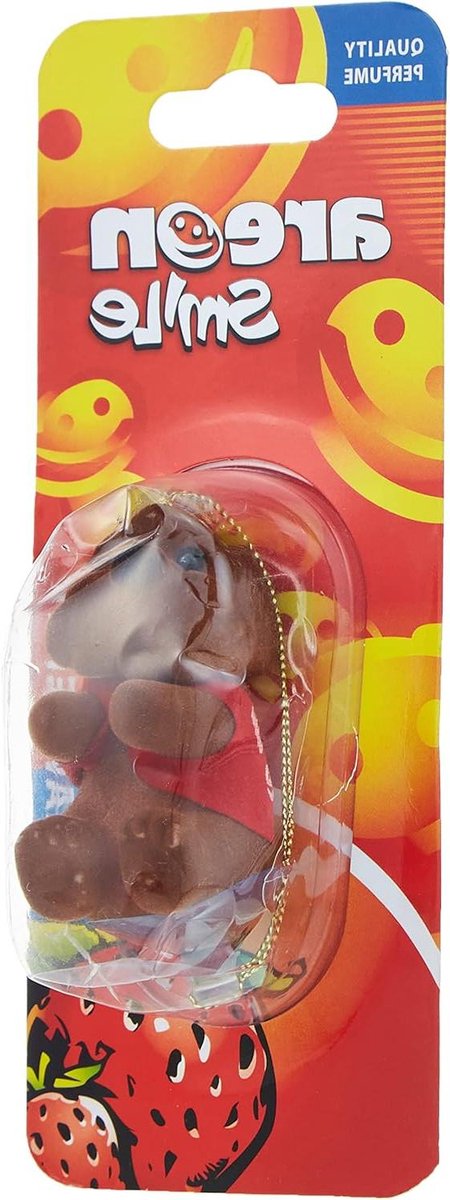 Auto Luchtverfrisser - Hangend Geurtje - Frisse Auto - Vrolijk Figuur - 30 gram - Rood