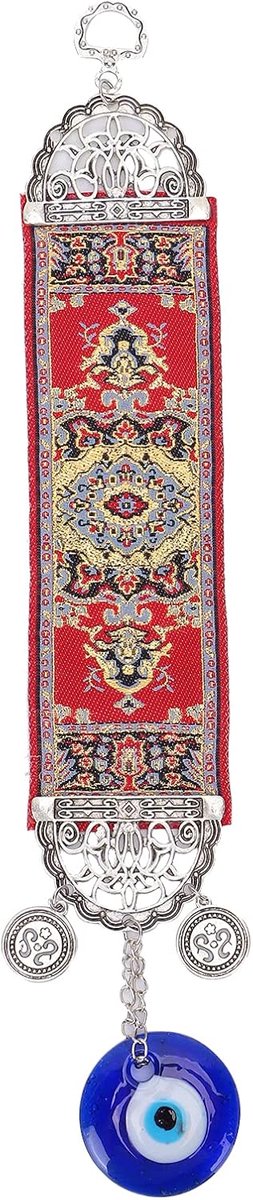 oog decoraties, handgemaakte Hamsa hand amulet hanger voor geluk en bescherming, blauw wanddecoratie