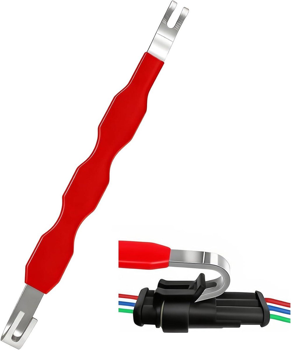 Connector Trekker - Stekker Verwijderaar - Auto Reparatie - Speciaal Gevormde Punt - 19 cm - Zwart