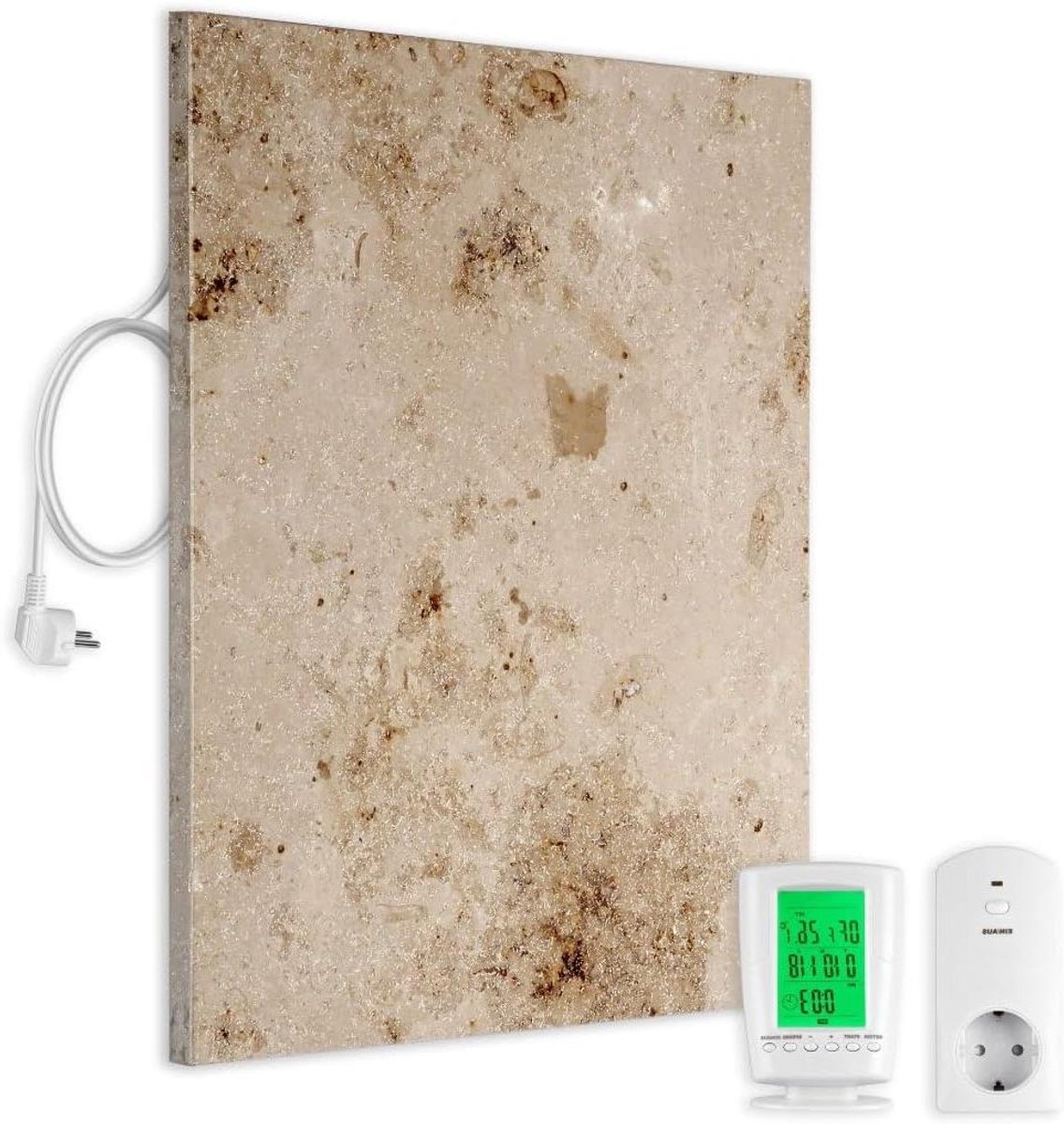 Infrarood Verwarming - Natuursteen Verwarming Wandpaneel - Ruimte Verwarmen - Natuursteen Warmteopslag - 500 Watt - Jura