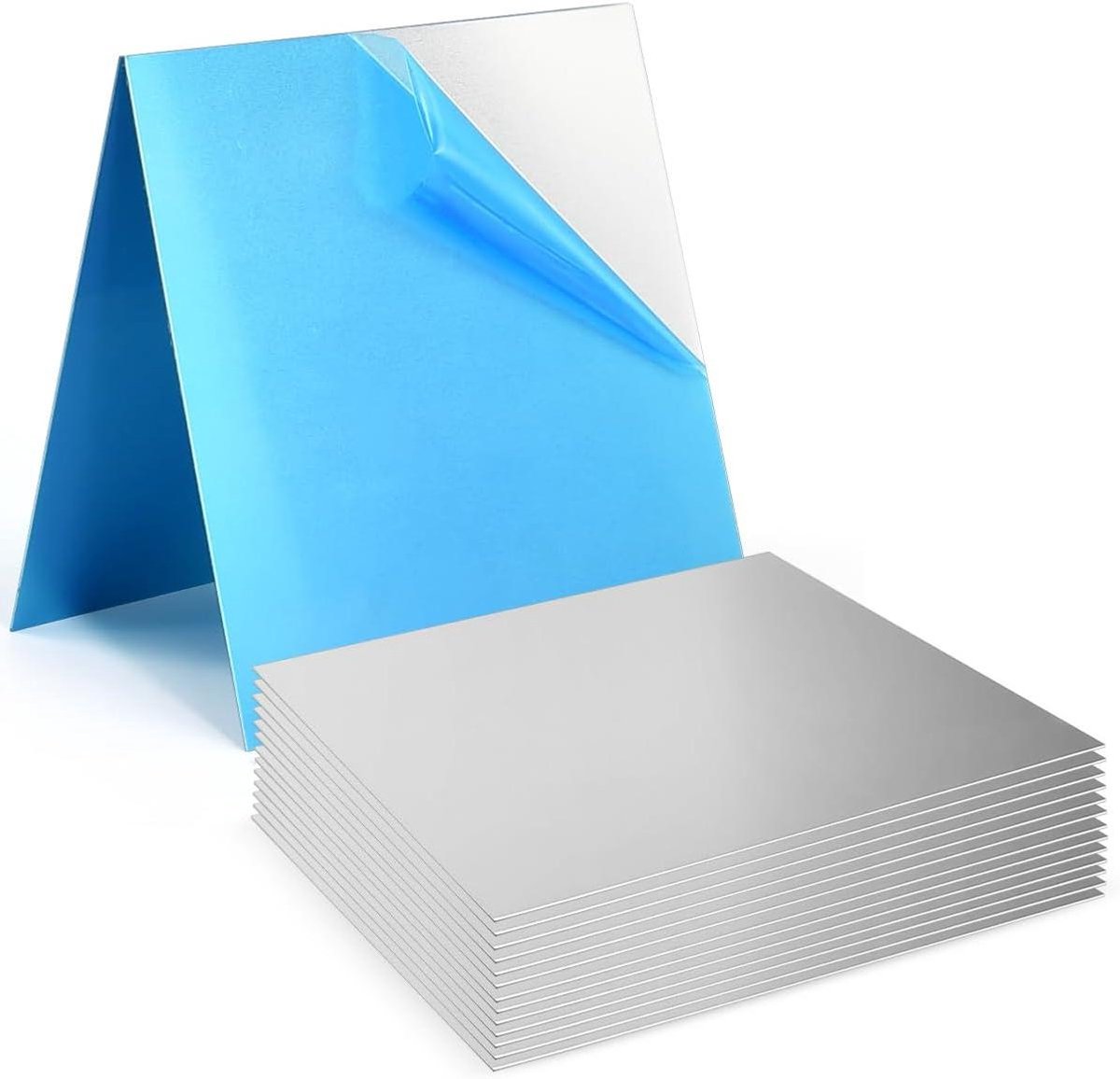 Aluminium Plaat - Metaalplaat - Metaalbewerking - Hoge Kwaliteit - 15 cm - Zilver