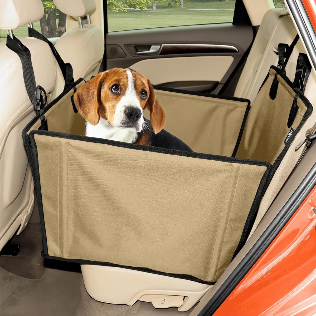 Honden Autostoel - Reisstoel Hond - Veilig Reizen - Extra Stabiele Constructie - 58 x 58 x 36 cm - Zwart