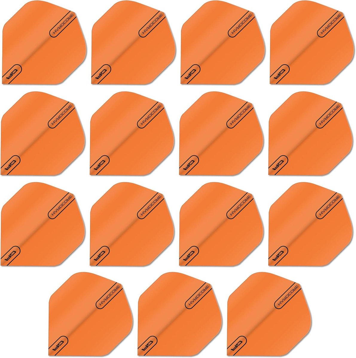 Dartpijlen Standaard - Steeltjes Darts - Darts Spelen - Extra Dikke Kwaliteit - 15 Stuks - Fluor Oranje