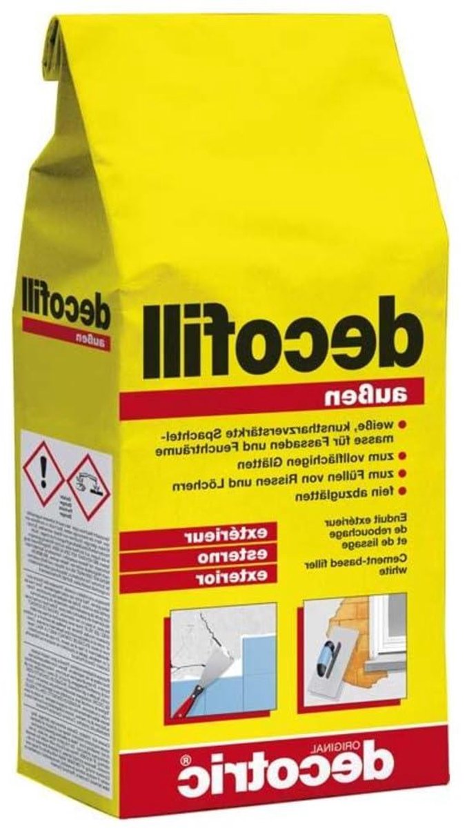 Vulpasta - Reparatiepasta Cement - Pleisterwerk Repareren - Kunsthars Versterkt - 1 kg - Grijs