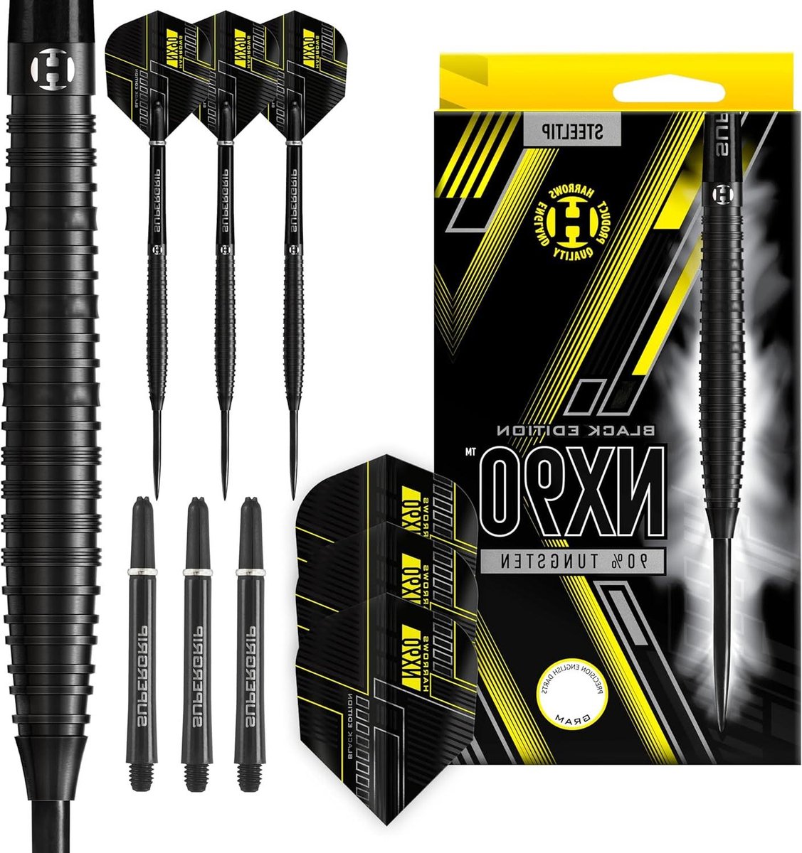 Dartpijlen - Stalen Darts - Precisie Werpen - 90% Tungsten - 21 x 13 x 2 cm - Veelkleurig
