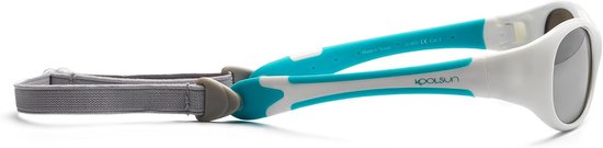 Flexibele Kinder Zonnebril Wit Aqua - UV400 Categorie 3 - 3-6 Jaar — afbeelding 3