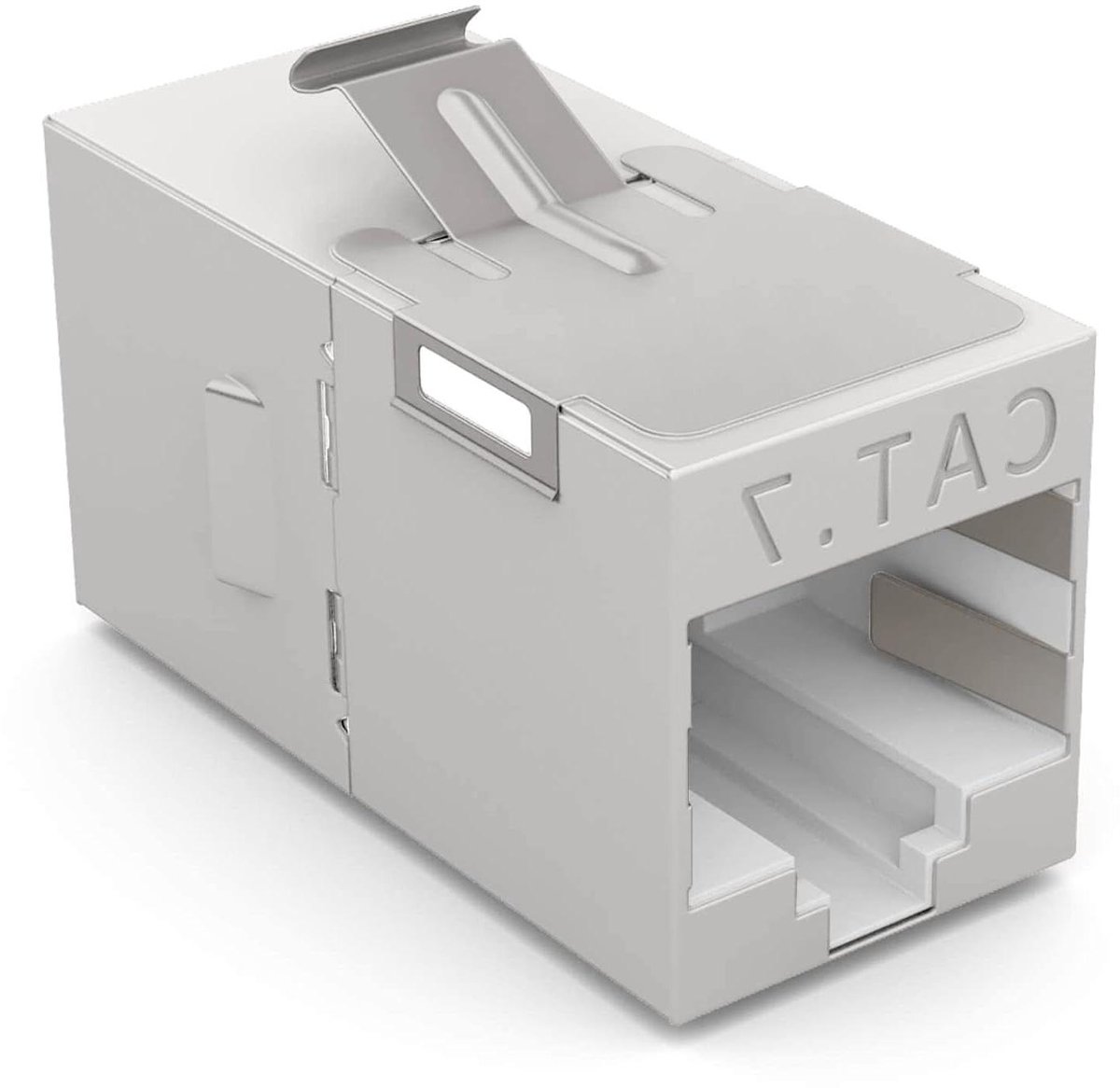 Keystone Module RJ45 - Netwerk Connector Adapter - Netwerk Installatie - Snap-in Systeem - 10 x 6 x 1.8 cm