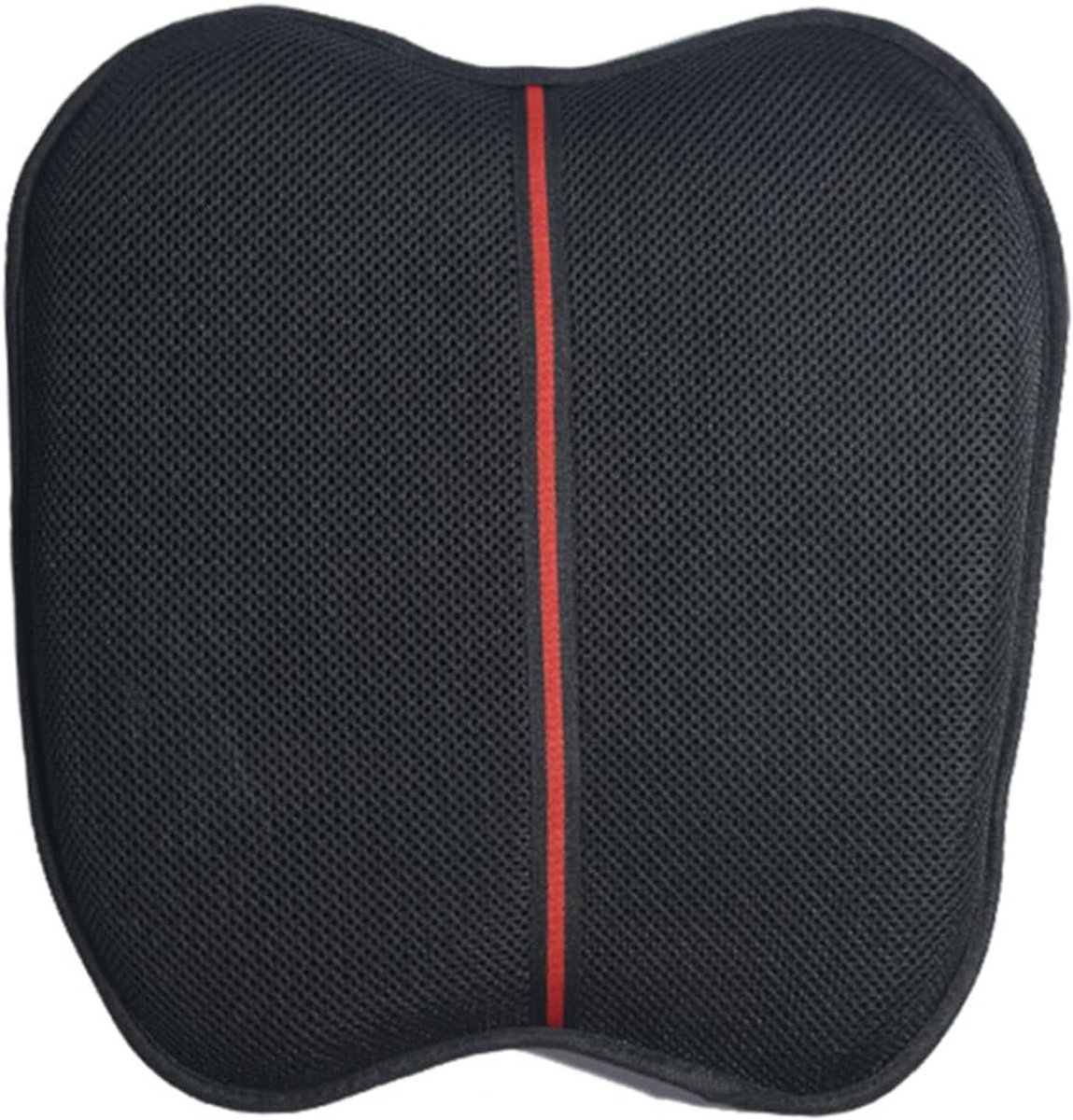 Motorfiets Zitkussen - Gelkussen Motor - Comfortabel Rijden - Schokabsorberend Honingraat - 35 x 32 x 4 cm - Zwart