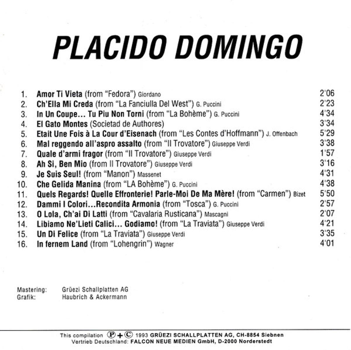 Placido Domingo - Placido Domingo