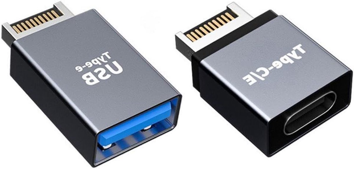 USB Adapter Set - Moederbord Extensie - Computer Upgraden - Type-E naar Type-A/C - 2 stuks - Niet gespecificeerd