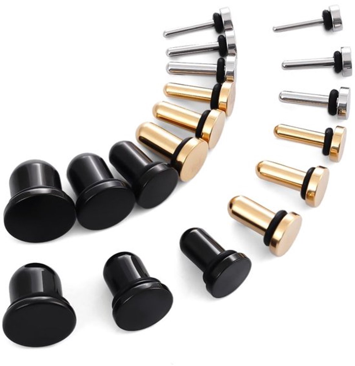 Store_9 - Chirurgisch roestvrij staal - 18 stuks stretching kit