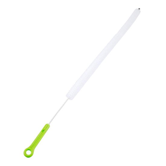 afvoerreinigerborstel 71cm lange steel overloop rioolreinigingsgereedschap met duurzaam voor badkamer aanrecht pijp blauw groene afvoerborstel (Groente) — afbeelding 4