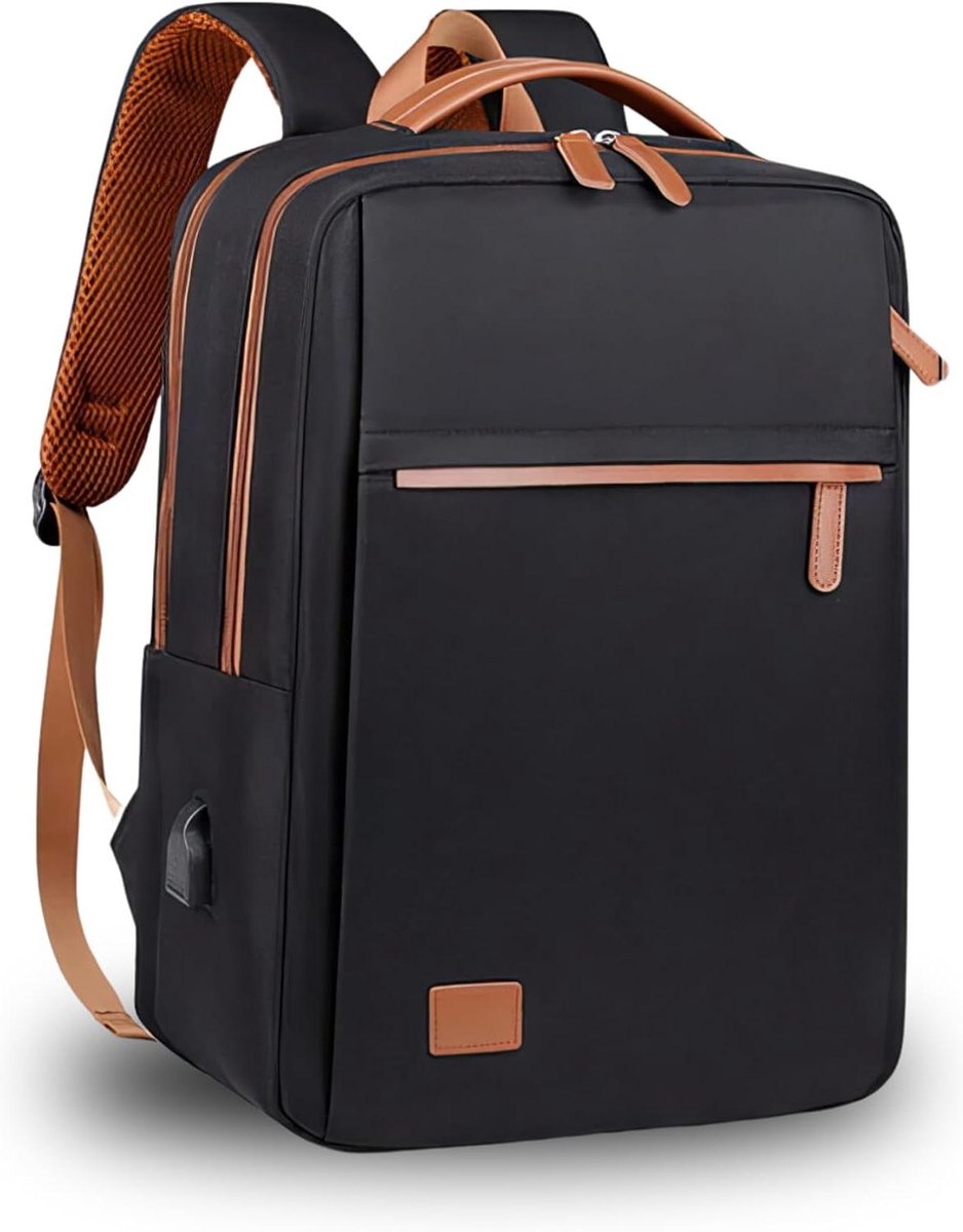 Laptoptas Unisex - Rugzak Heren Dames - Werk en Studie - Met USB Output