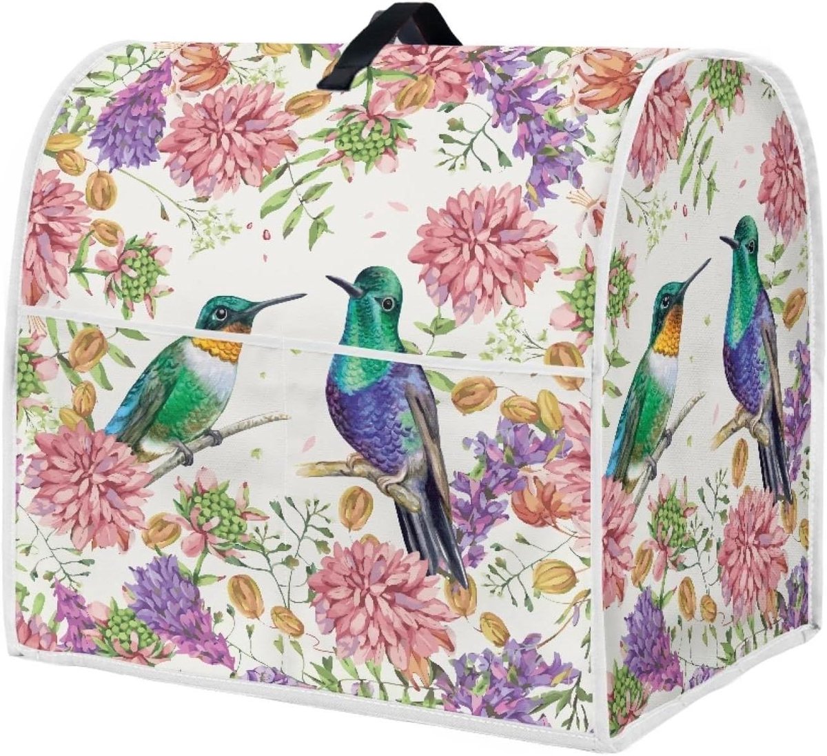 Mixerhoes met Bloemenprint - Apparaathoes Keukenmachine - Keuken Decoreren - Beschermt tegen Stof - 435x275x375 cm - Multicolor