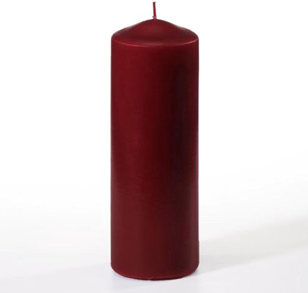 Stompkaarsen - Cilinderkaarsen - Sfeerverlichting - RAL-keurmerk - Ø 70 mm x 200 mm - Bordeaux