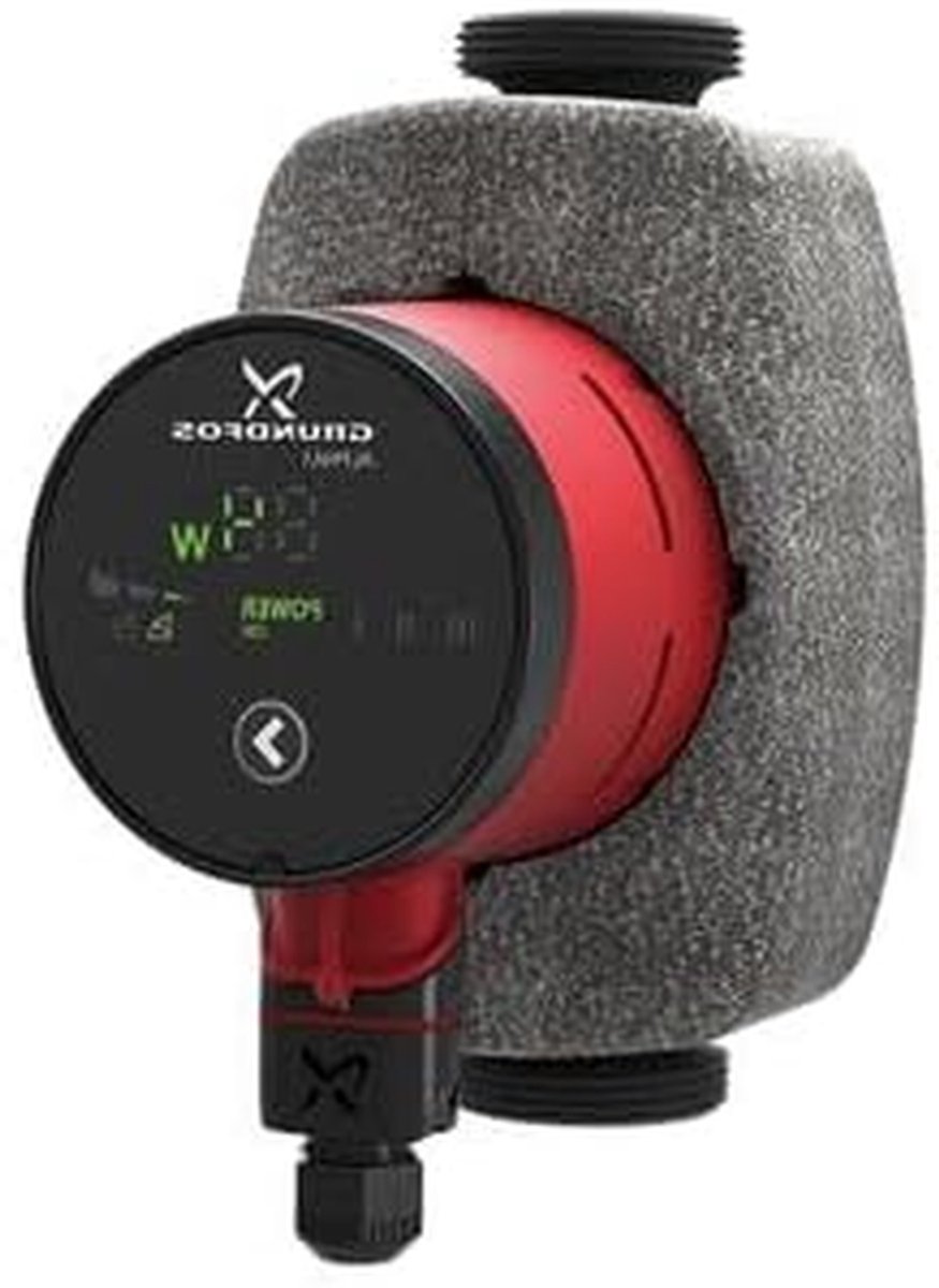 Circulatiepomp - Verwarmingspomp - Centrale Verwarming - Hoge Efficiëntie - 180 mm - Grijs