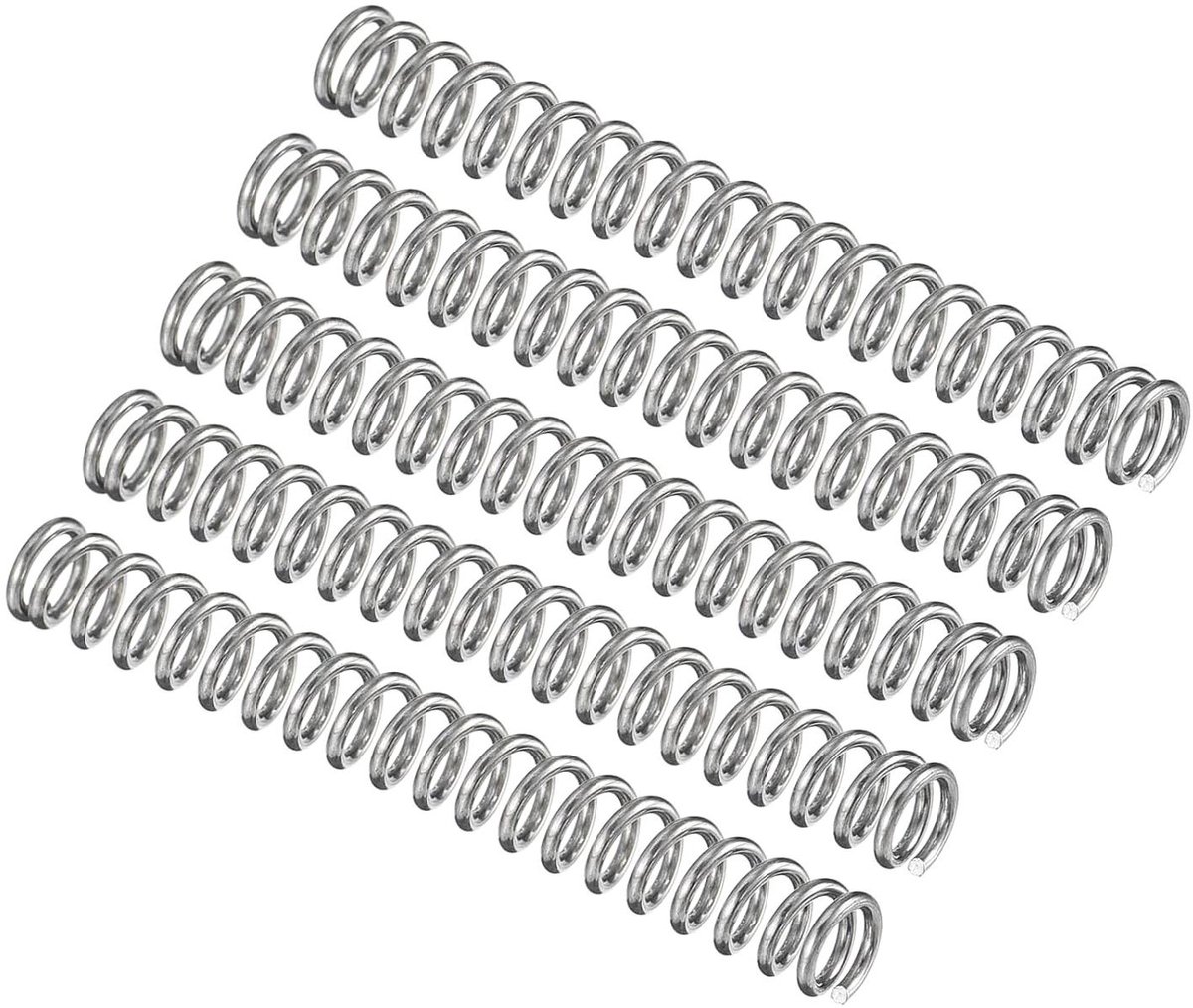 Compressieveren Set - Drukveren RVS - Apparaten Reparatie - 304 RVS Materiaal - 50mm Lengte - Zilverkleurig