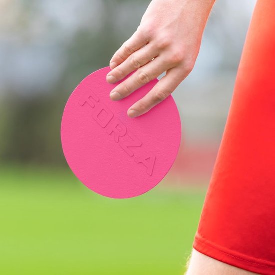 Set van 10 Platte Sport Markers - Antislip Trainingsschijven met Draagtas van Merkloos — afbeelding 3