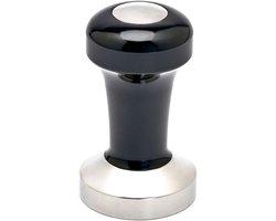 Koffie Tamper - Espresso Tamper - Koffie Bereiden - Ergonomische Handgreep - 53mm - Zwart