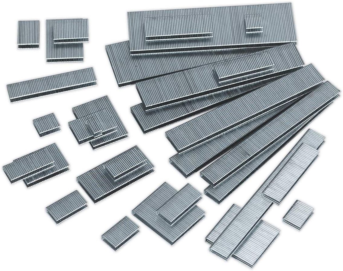 Nietjes - Verstevigingsnieten - Documenten Bevestigen - 18 Gauge Dikte - 13 mm 5000 stuks - Zilver