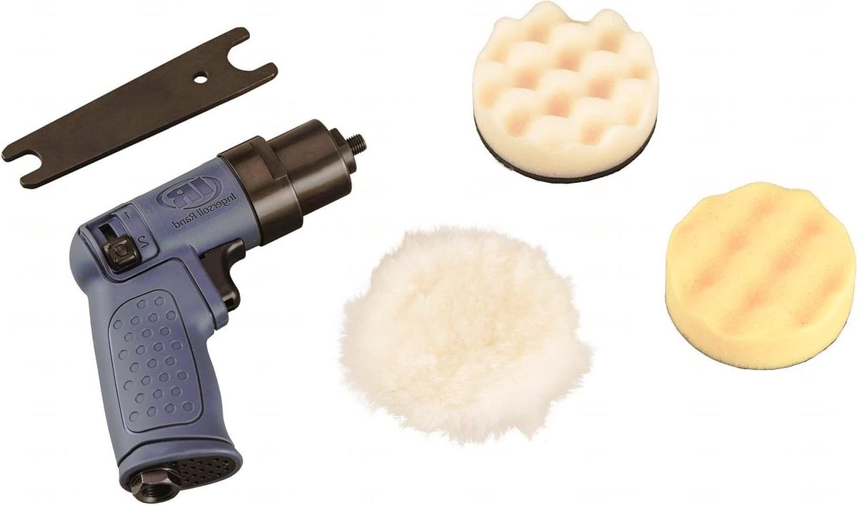 Slijpmachine Polijstmachine Set - Mini Polijstgereedschap - Metaal Hout Bewerken - Ergonomisch Pistoolgreep Ontwerp - 75 mm - Grijs