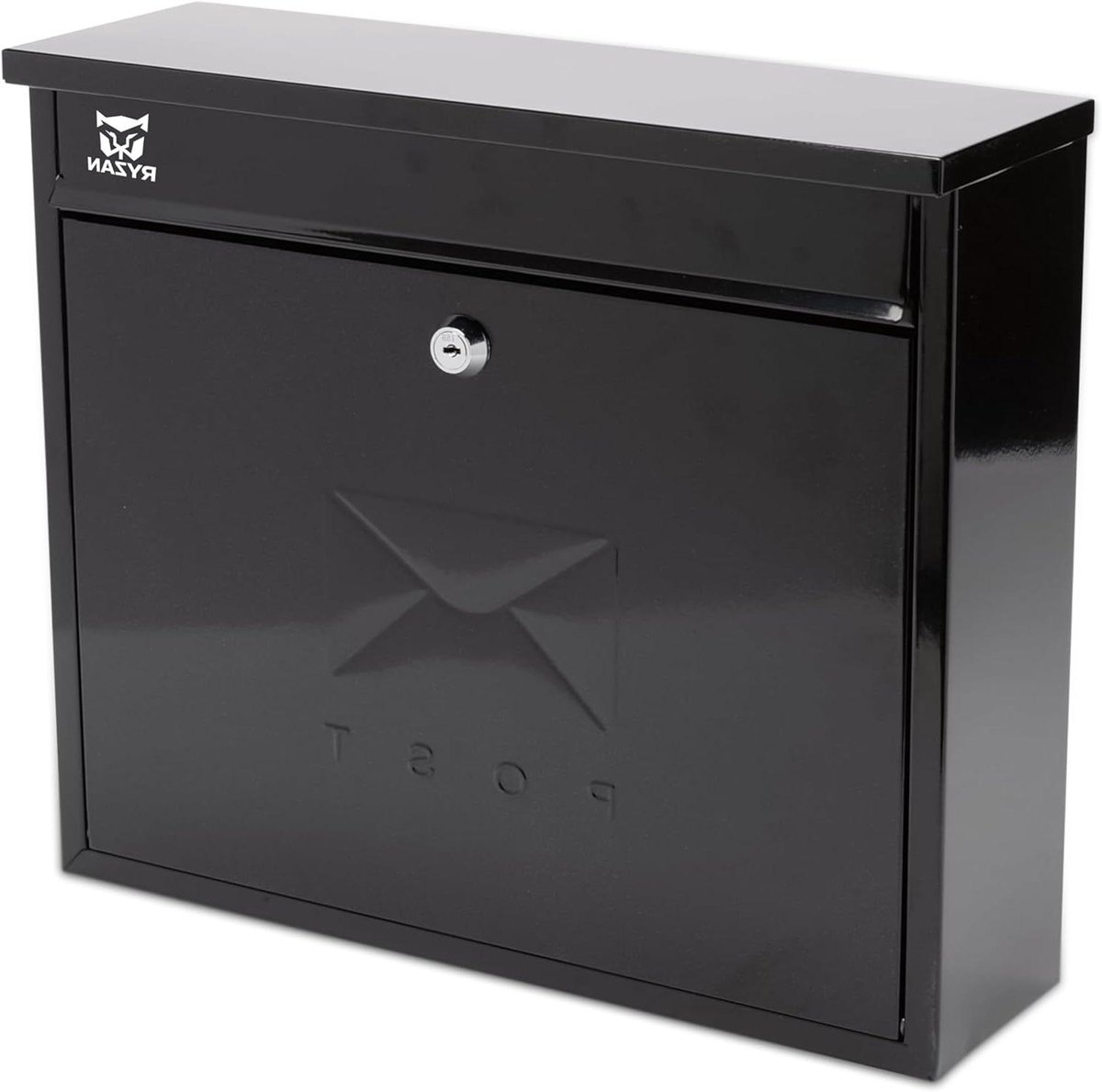 Grote Brievenbus - Postbus Staal - Post Ontvangen - Sleutelvergrendeling - 36 x 31 x 11 cm - Staal