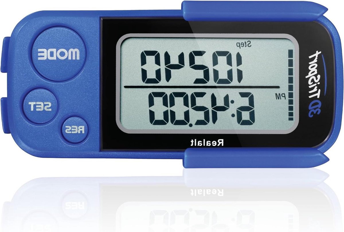 3D Stappenteller - Activiteitentracker Calorieënteller - Gezondheid bijhouden - 3-assige sensor - 17 Inch display - Blauw
