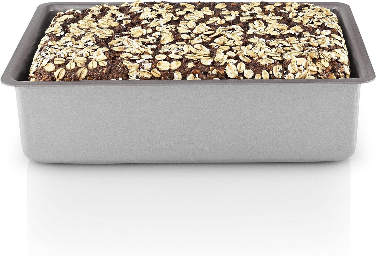 Broodblik - Roggebroodblik Cakevorm - Brood Bakken - Slip-Let Coating - 22x14x6 cm - Grijs