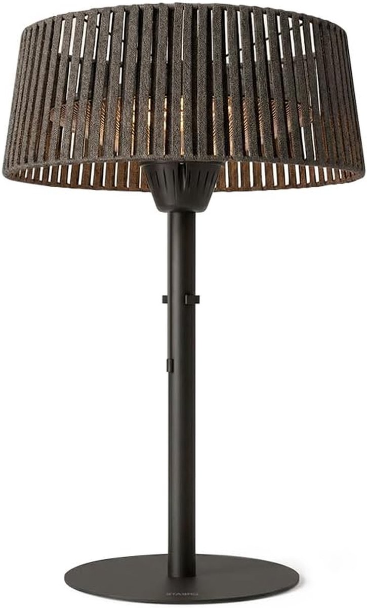 Terrasverwarmer - Warmtestraler Buiten - Buiten Verwarmen - Snel Infrarood - 1500 Watt - Zwart