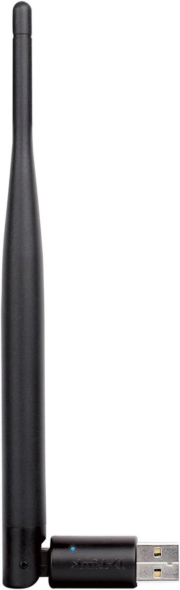 Draadloze USB Adapter - Wifi Dongle Netwerk - Internet Verbinding - Draaibare Antenne - 12 g - zwart