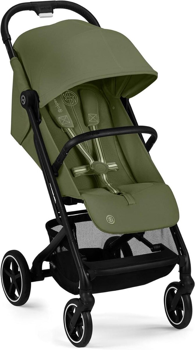 Buggy - Kinderwagen Reisbuggy - Compact Reizen - Ergonomische Lighouding - 82 x 455 x 107 cm - Mos Groen