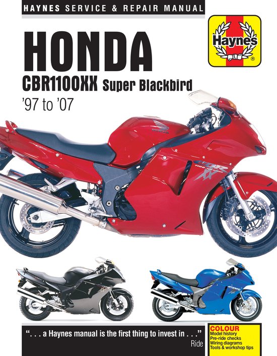 Honda CBR1100XX Super Blackbird Motorcyc - cover