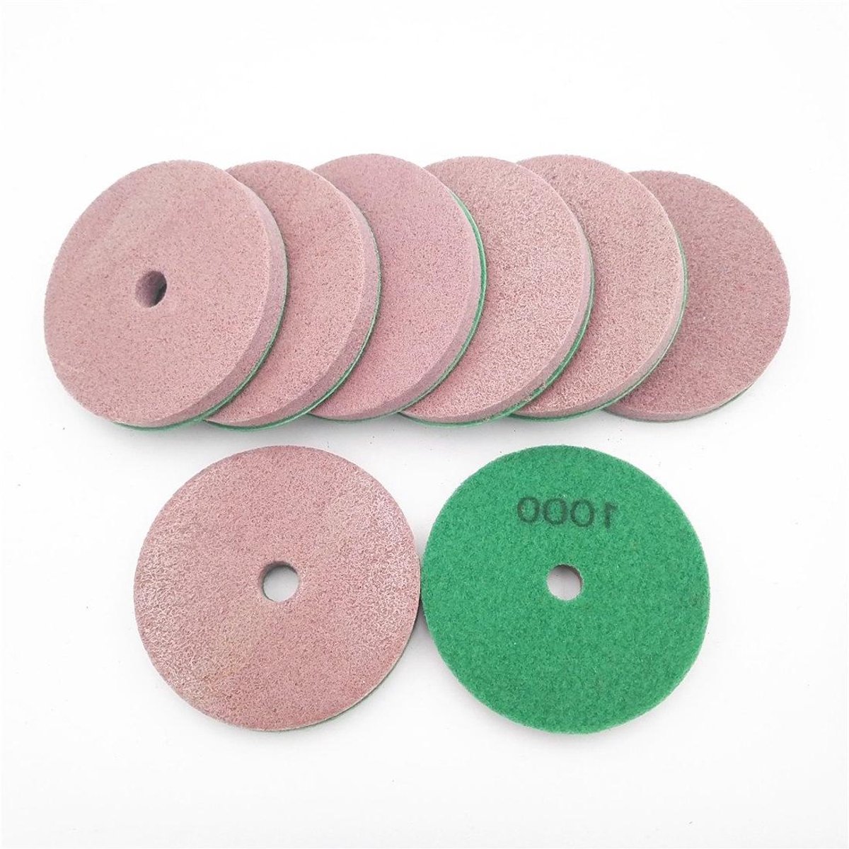 Spons Polijstpads - Schuurschijven Steen - Vloeren Polijsten - Flexibele Schuurschijven - 100MM - N.v.t.