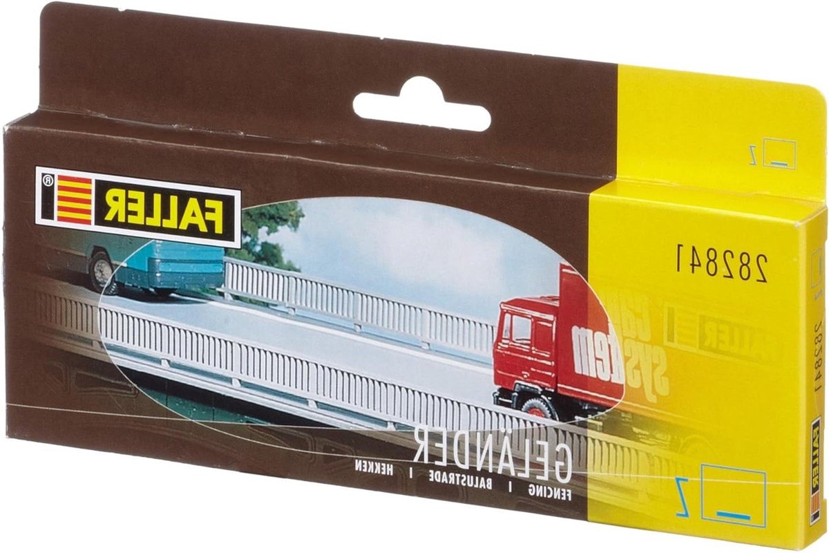 Modelbouw Leuning - Decoratieonderdeel - Diorama Bouwen - Schaal 1:220 - 560 mm - Grijs