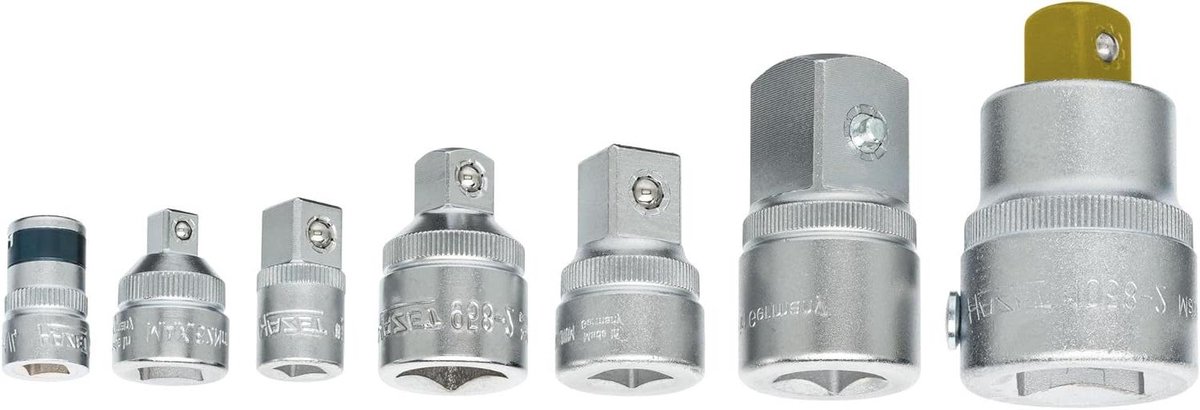 Adapterset - Gereedschapset - Klus Werk - 7 Delig - 45 x 43 x 23 cm - Gelakt